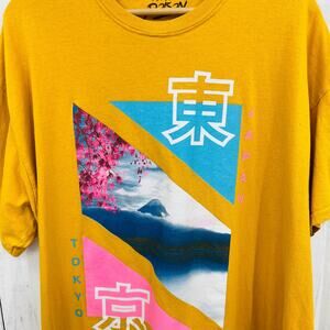 Popular Poison XXL Golden Yellow Tokyo Japan Cotton Tee Shirt T-Shirt Men's